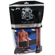Wholesale - 4pk S-XL MENS PERFORMANCE BOXER BRIEFS ASST ENGLISH LAUNDRY C/P 48, UPC: 840464101789